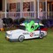 7' Gemmy Airblown Ghostbuster's Ecto-1 Mobile w/ Slimer Yard Decoration 552108